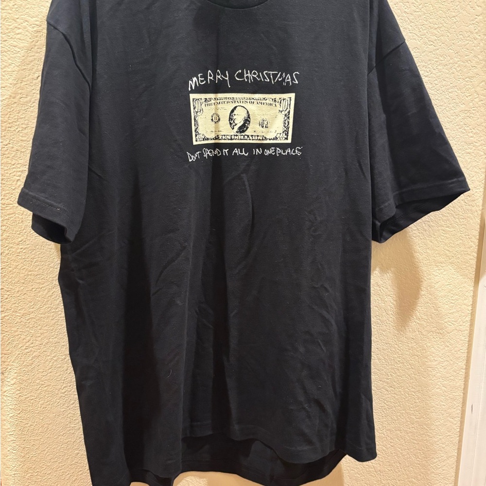 Supreme December 2021 Black Graphic T-Shirt